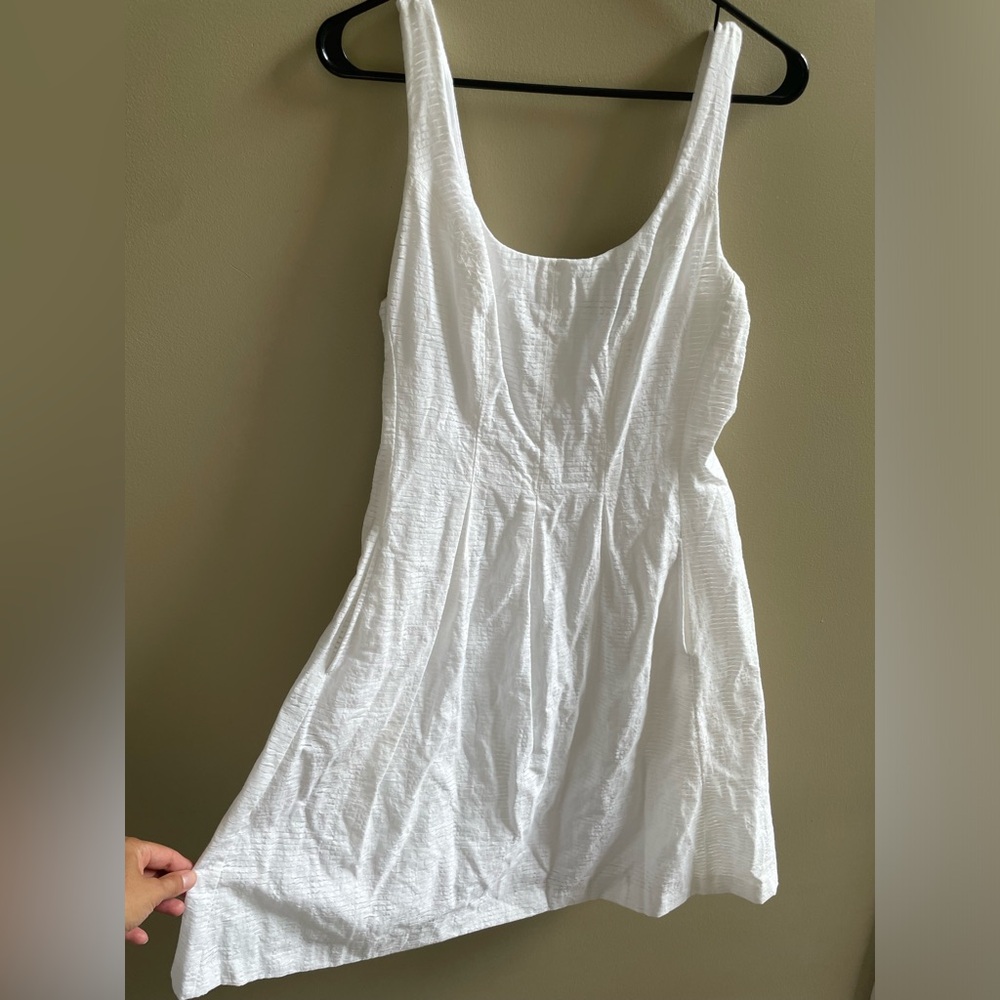 Nine West white dress with pockets
